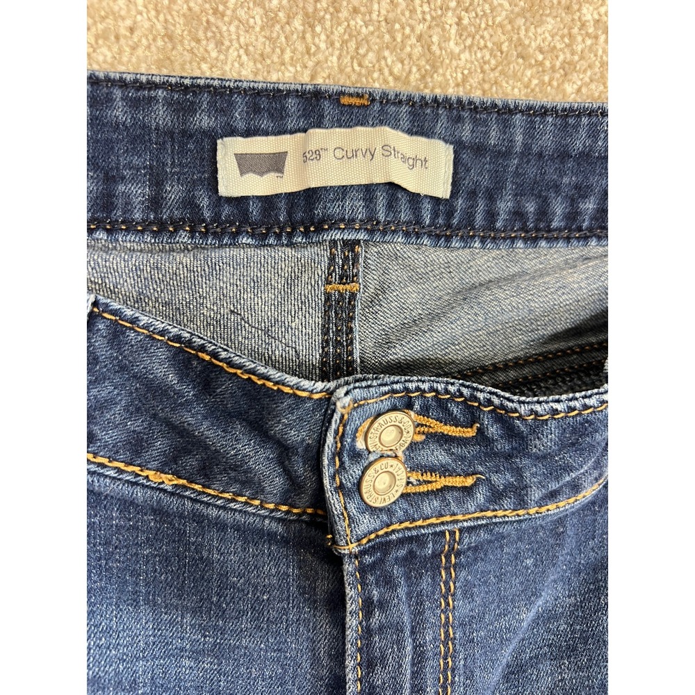 Levi's 529 Curvy Straight Jeans Women's 16M W32‎ L32 - Picture 5 of 10
